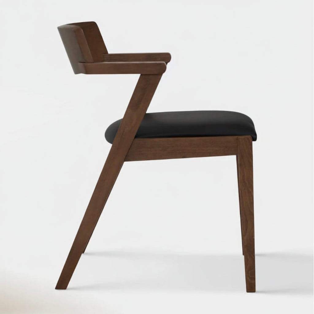 Hoft Home Set of 2 Zola Dining Chairs - Chestnut & Walnut FFW-1421 - Thumbnail 7