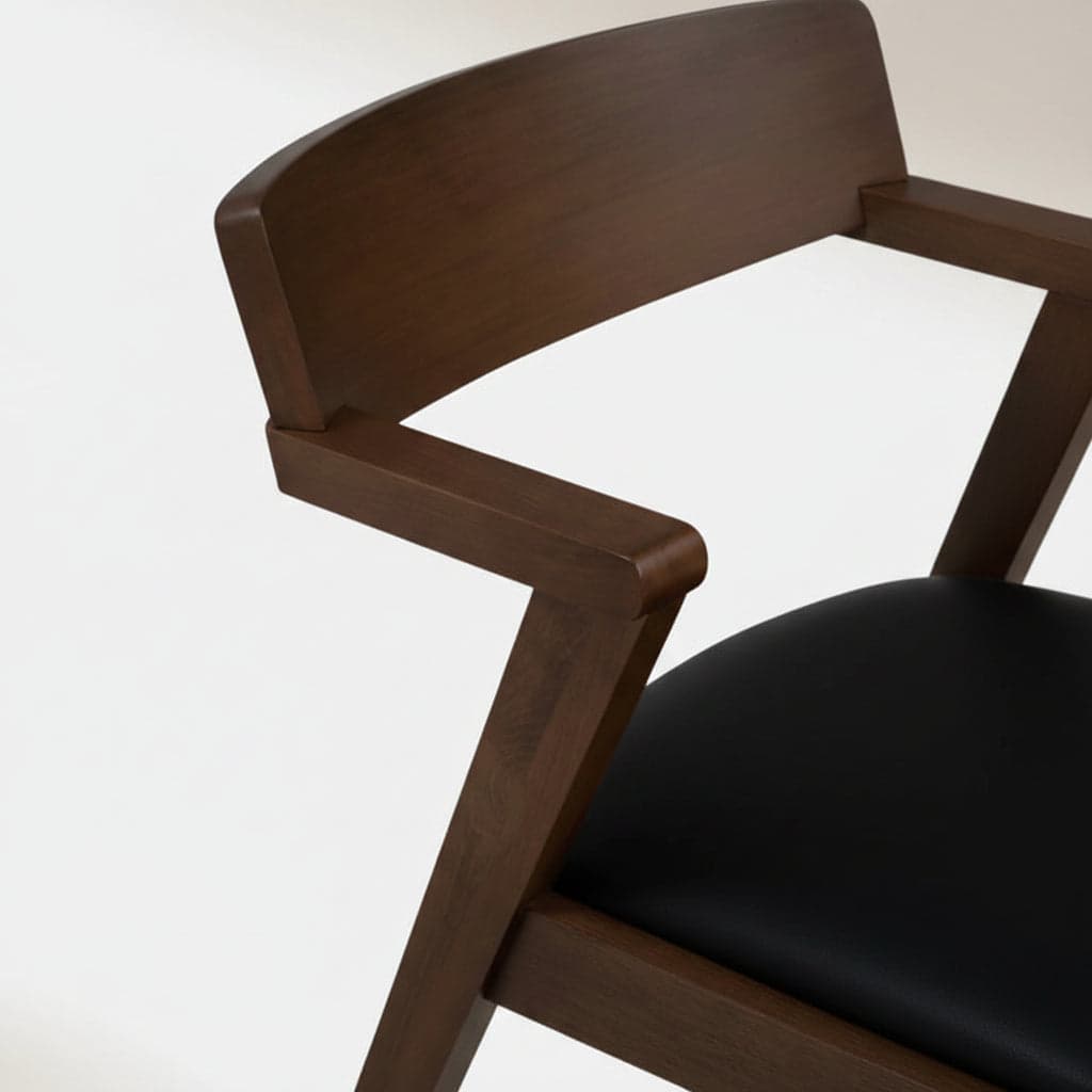 Hoft Home Set of 2 Zola Dining Chairs - Chestnut & Walnut FFW-1421 - Thumbnail 5