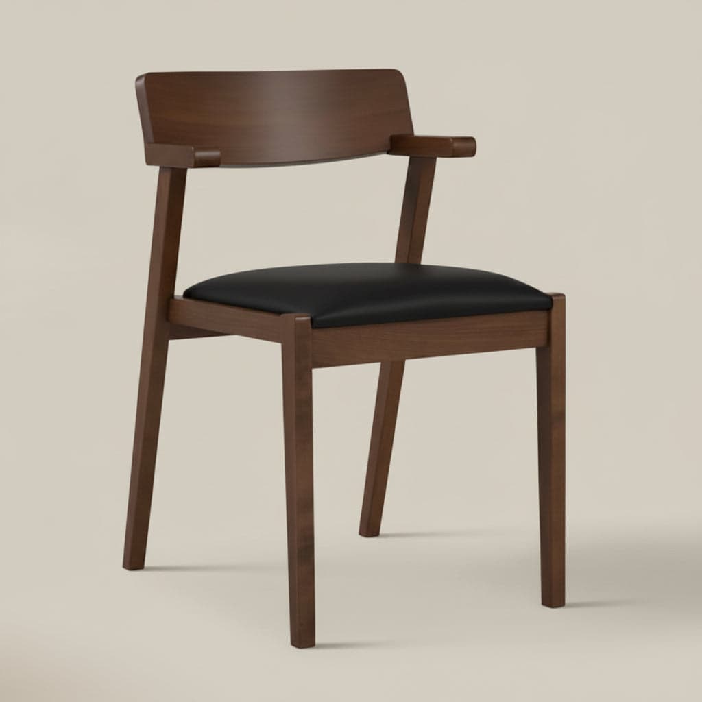 Hoft Home Set of 2 Zola Dining Chairs - Chestnut & Walnut FFW-1421 - Thumbnail 4