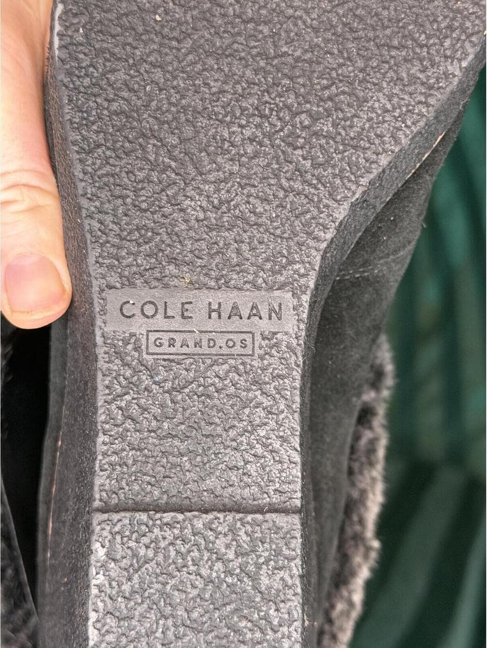 Cole Haan Suede Wedge Boots with Faux-Fur Lining - Thumbnail 7