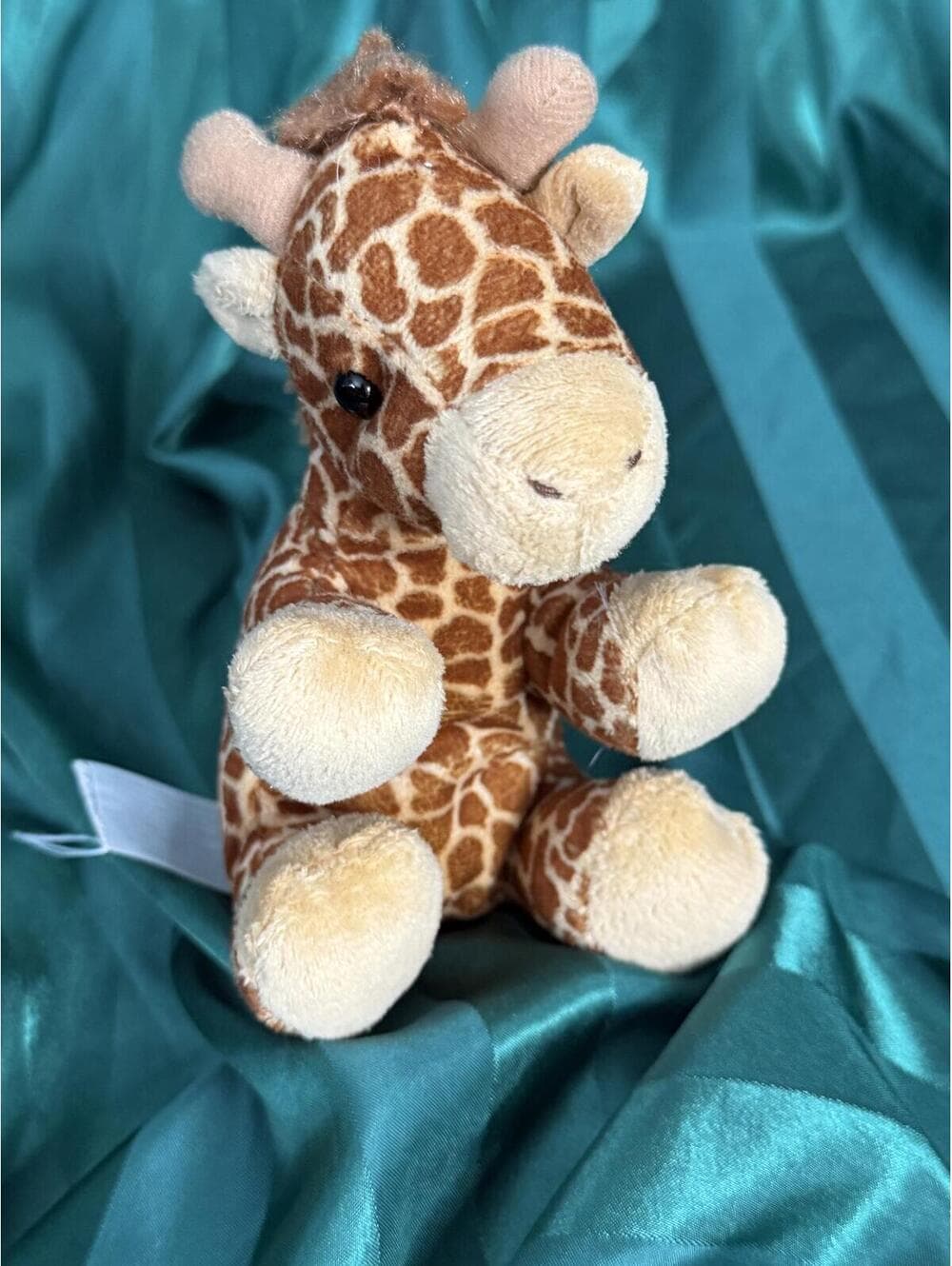 Fiesta Toys Giraffe Plush Stuffed Animal Brown Spotted Mini 7" - Thumbnail 3