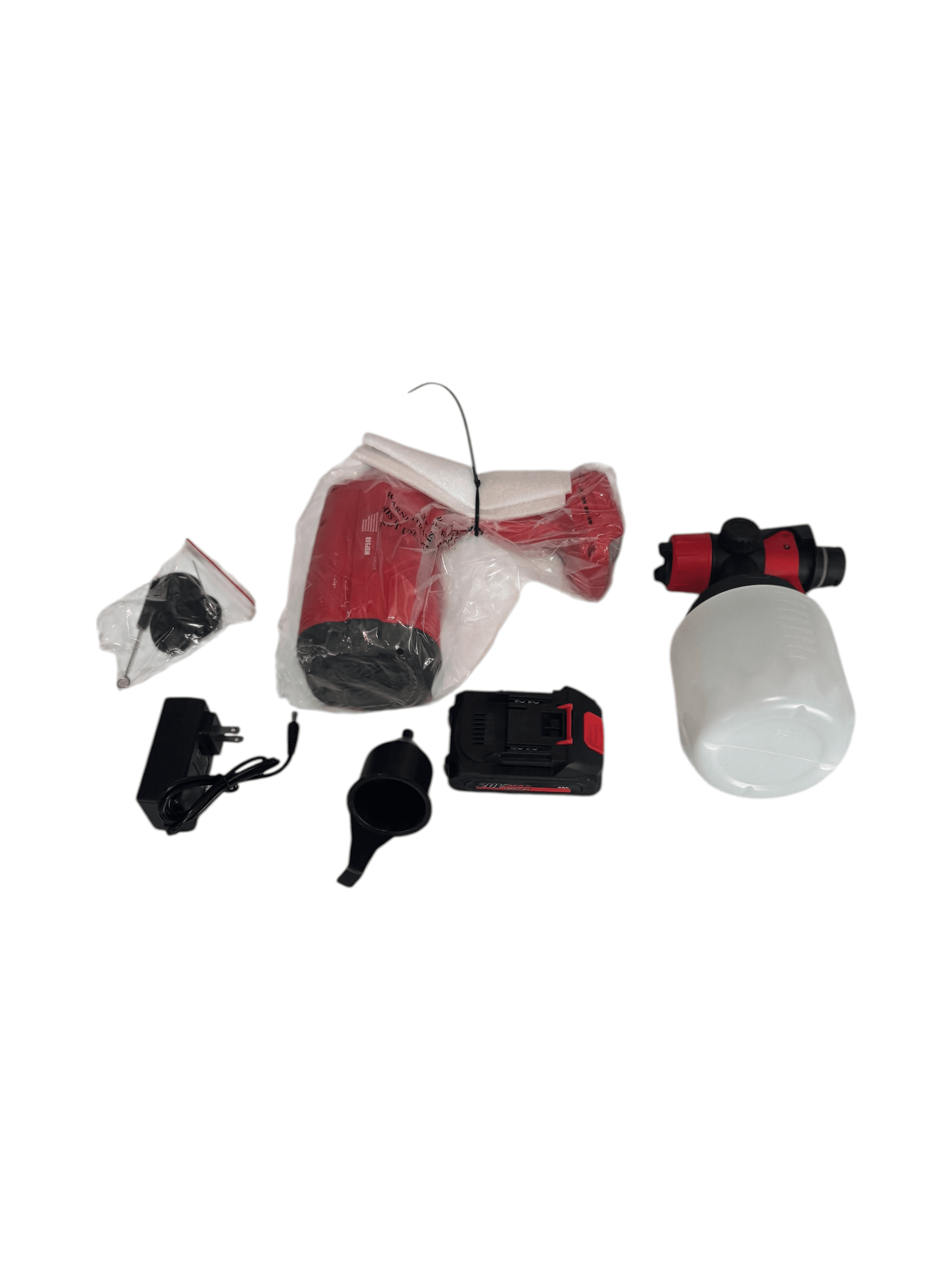 Cordless Paint Sprayer with Brushless Motor, HVLP Spray Gun with 20V 4.0Ah Battery, 1400ML Container, Easy to Clean & Setup, Electric Paint Sprayer for House Painting, Cabinets, Fences, Wall, DL05S - Thumbnail 2