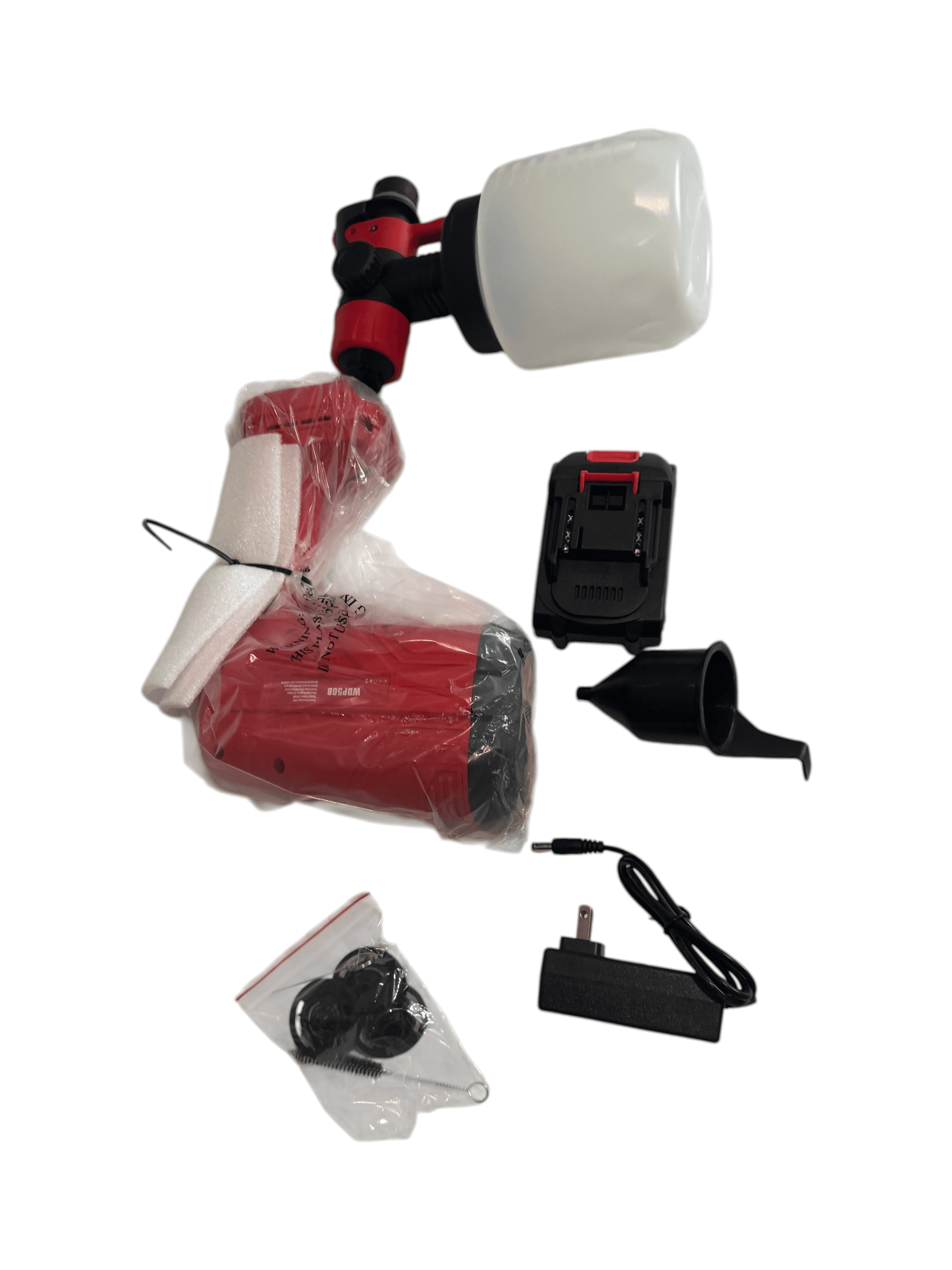 Cordless Paint Sprayer with Brushless Motor, HVLP Spray Gun with 20V 4.0Ah Battery, 1400ML Container, Easy to Clean & Setup, Electric Paint Sprayer for House Painting, Cabinets, Fences, Wall, DL05S - Thumbnail 3