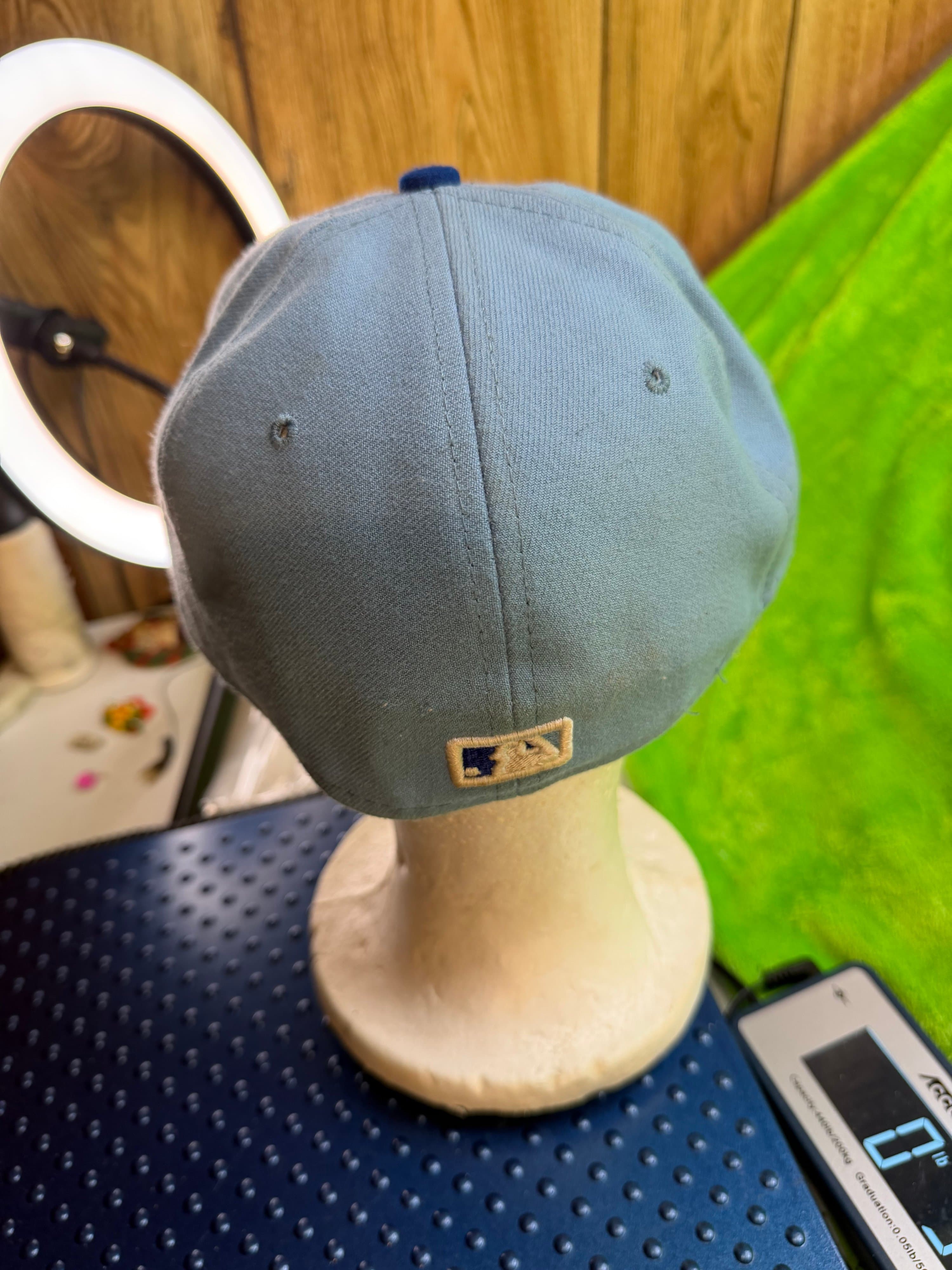 KC Royals New Era 59Fifty Cool Base On-Field Fitted Hat 7 1/4 - Thumbnail 2