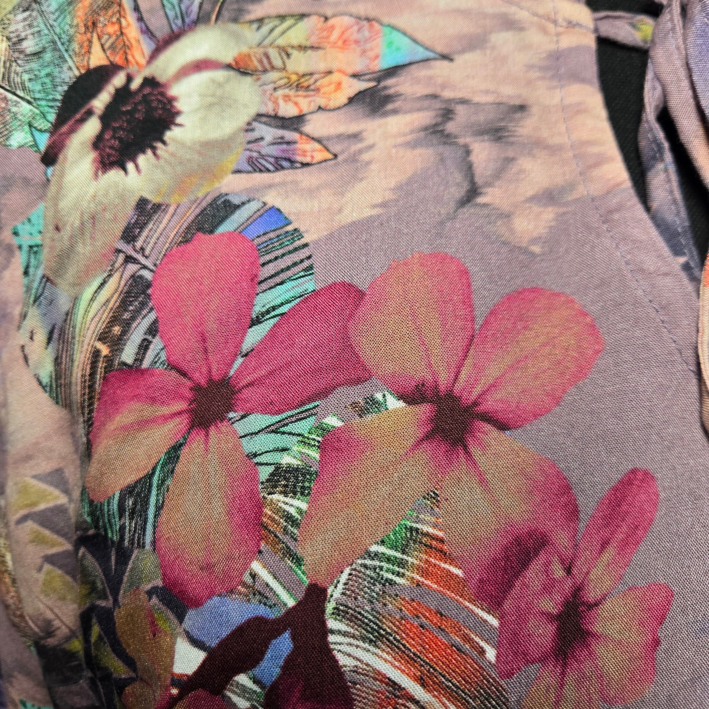 Floral Long Sleeve Top Medium - Thumbnail 8