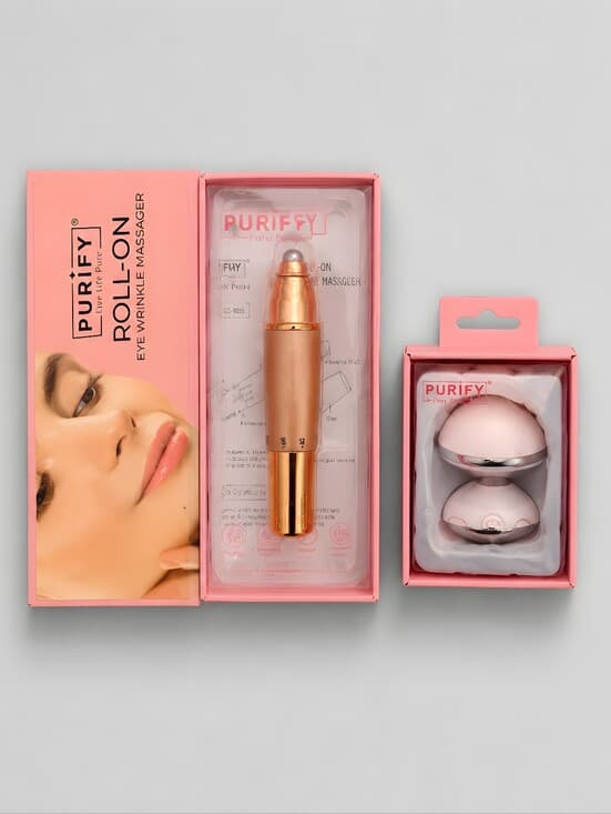 Purify Roll-On Eye Wrinkle Massager and Magnetic Face Massager - Thumbnail 3