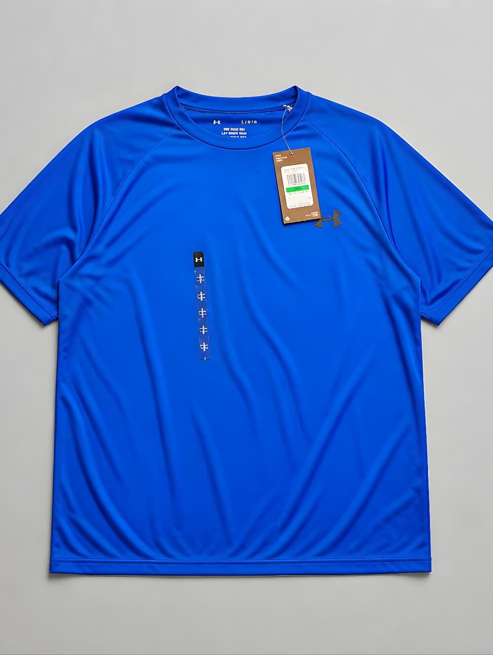 Under Armour Men’s Bright Blue Short Sleeve Athletic Tee - Thumbnail 2