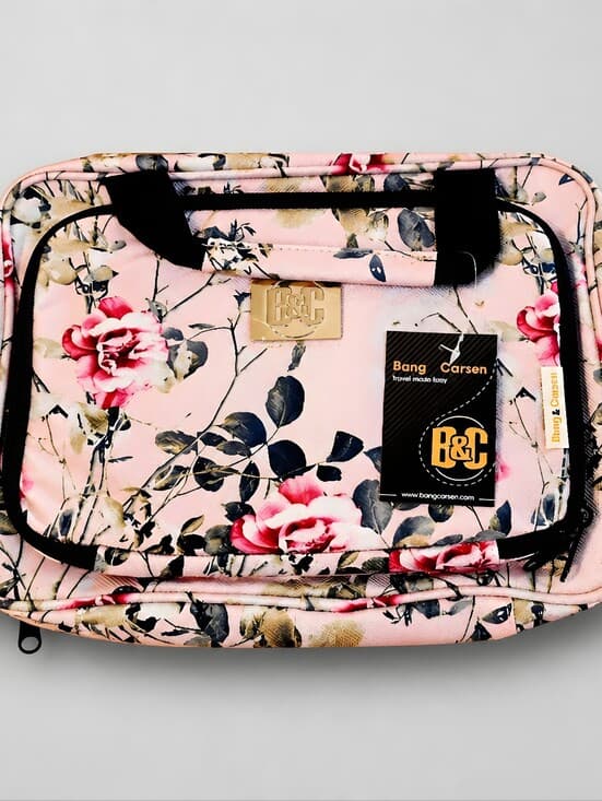 Pink Floral Quilted Travel Organizer from Bang Carsen - Thumbnail 4