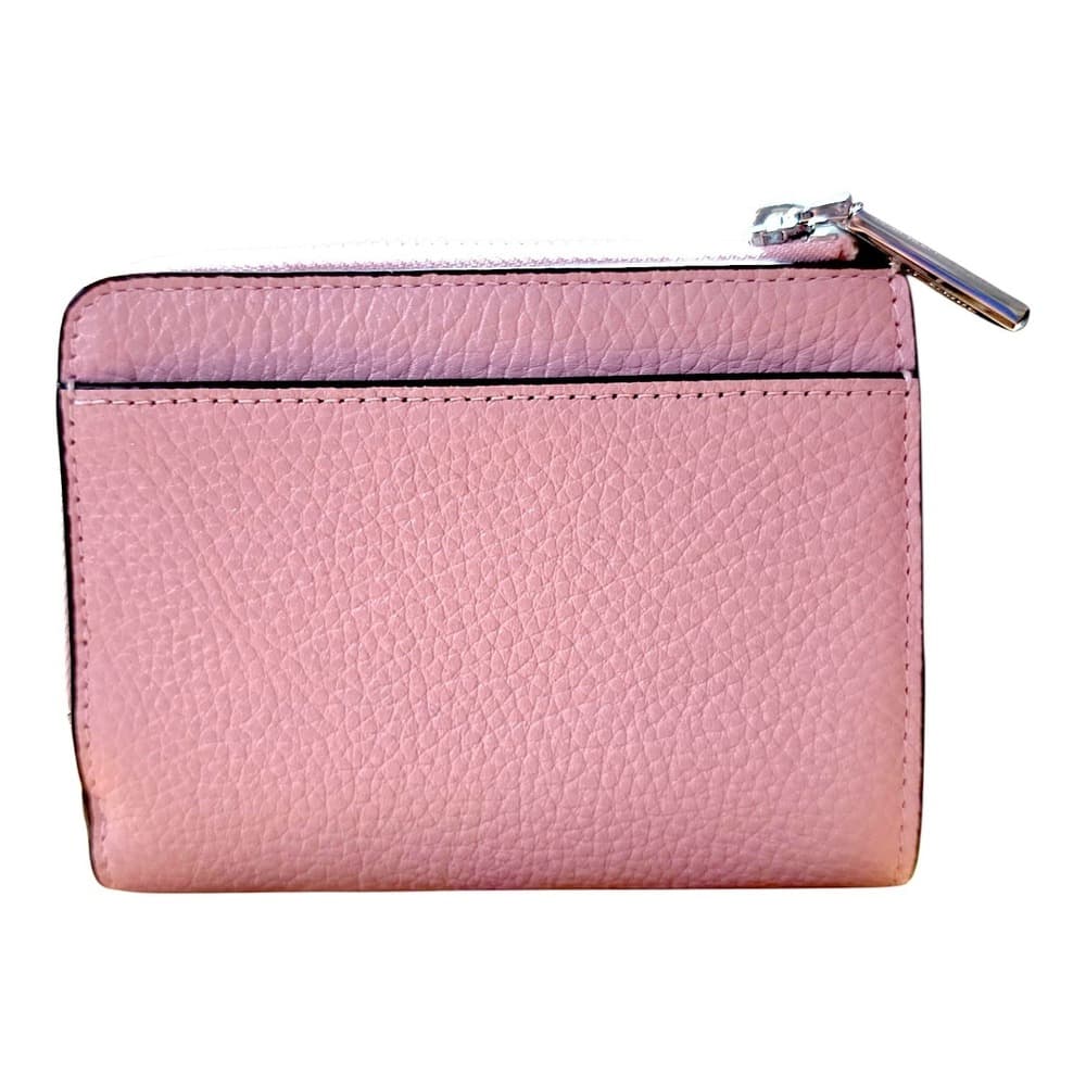 Kate Spade Tutu Pink Pebbled Leather Small L-Zip Bifold Wallet - Thumbnail 2