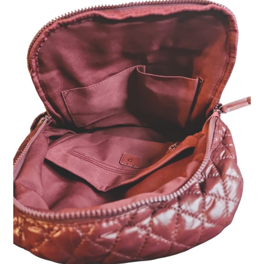 Luxurious Heartlove By Charo Quilted Backpack and Pouch Set - Thumbnail 4