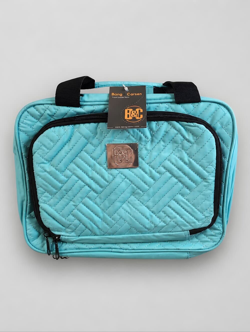 Bang & Carsen Blue Quilted Cosmetic/Travel Bag NWT - Thumbnail 3