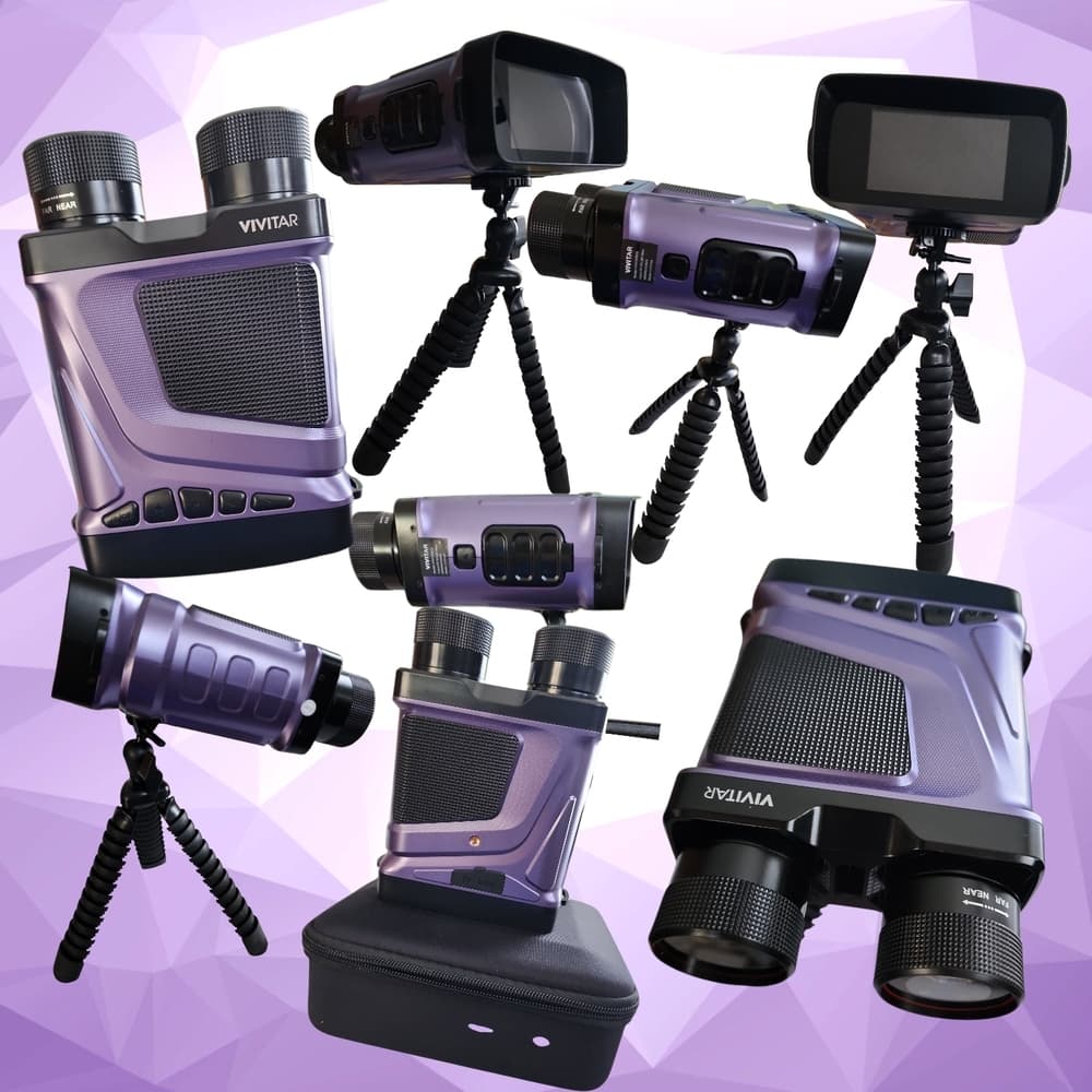 Vivitar Night Vision Binoculars 4KUltra HD Video/52 Megapixal/32gb Micro SD Card