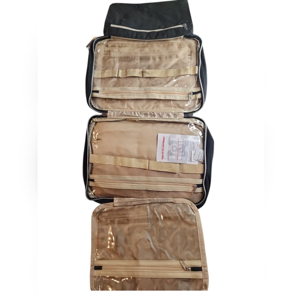 Bang & Carsen Quilted Black Travel Bag Men Or Womens NWT - Thumbnail 3