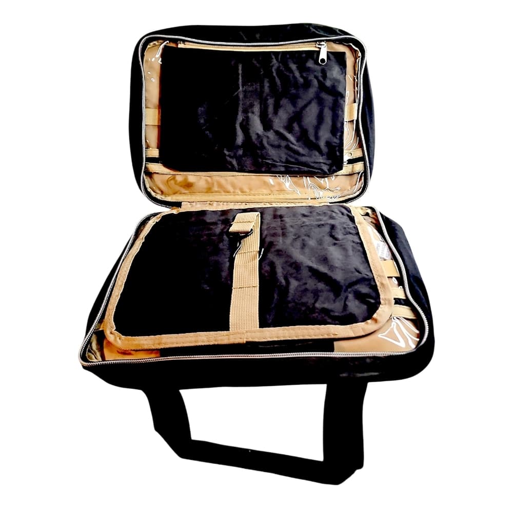Bang & Carsen Quilted Black Travel Bag Men Or Womens NWT - Thumbnail 2
