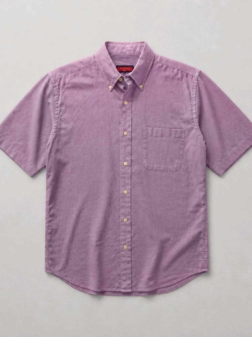 Austin Reed Lavender Short-Sleeve Button-Down Shirt - Thumbnail 2