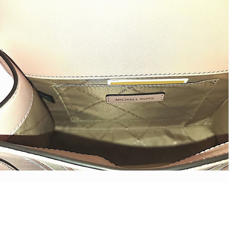 Michael Kors Whitney Medium Flap Shoulder Bag Powder Blush Multi NEW - Thumbnail 2