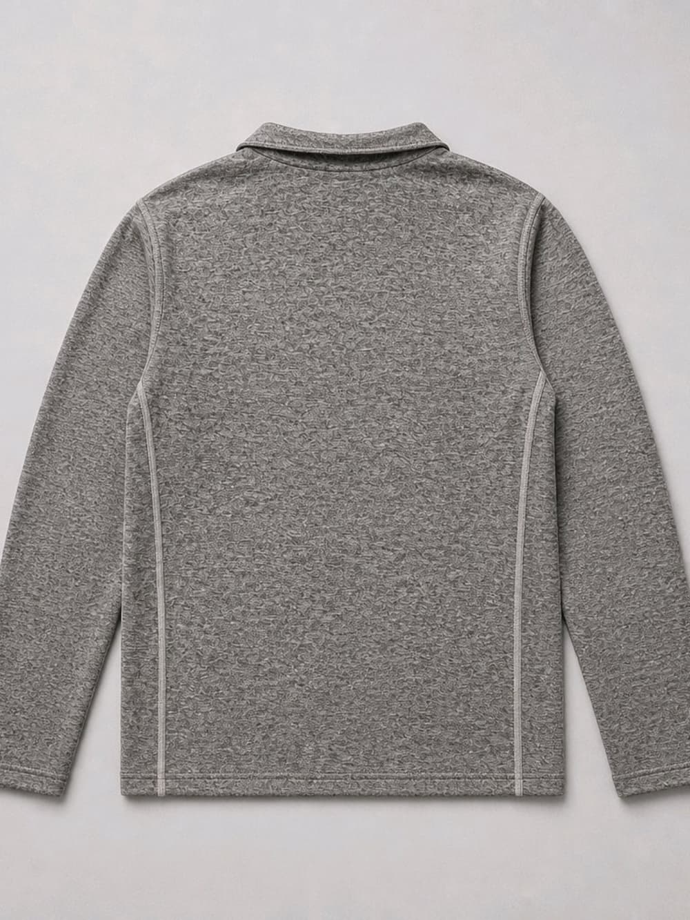 Tek Gear Gray Heather Quarter-Zip Pullover