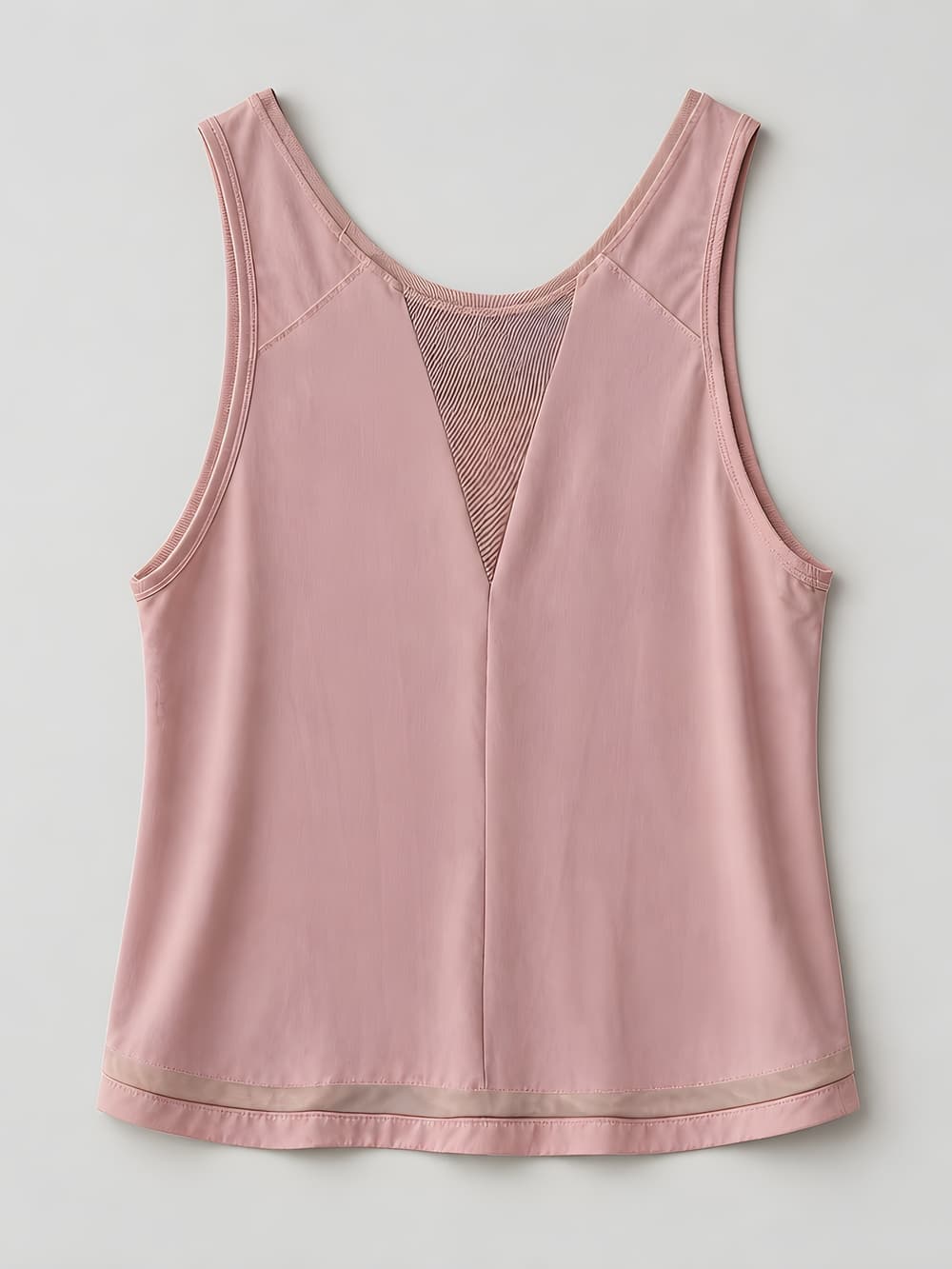 Energy Zone Women's Dusty Pink Sleeveless V-Neck Tank Top