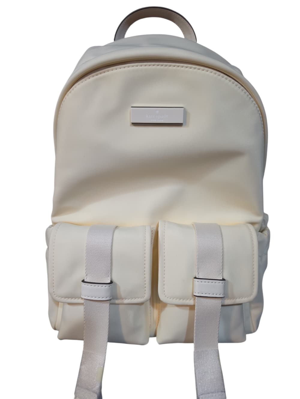 kate spade Cream Mini Backpack with Dual Front Pockets - Thumbnail 5