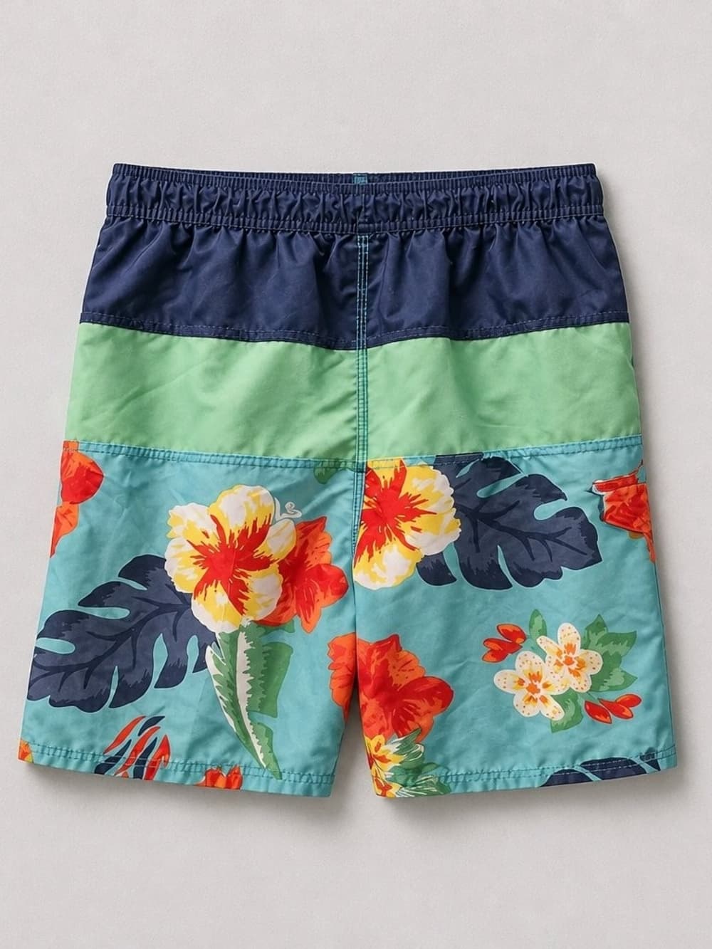 Kanu Surf Boys' Viper Quick Dry Swim Trunks in the Koloa Aqua colorway