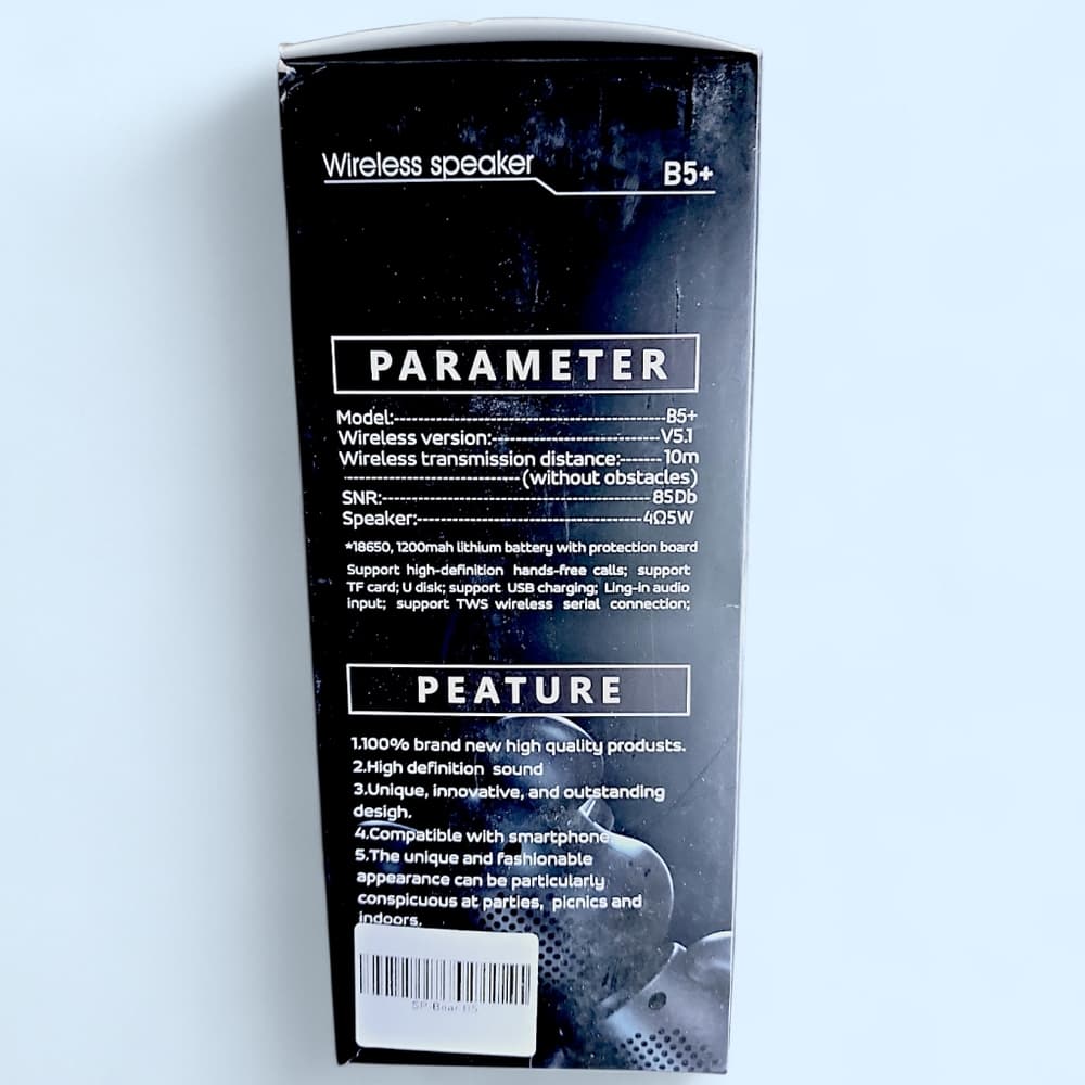 New B5+Wireless Graffiti Bear Speaker - Thumbnail 2