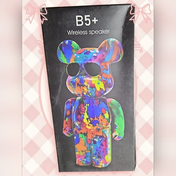 New B5+Wireless Graffiti Bear Speaker - Thumbnail 5