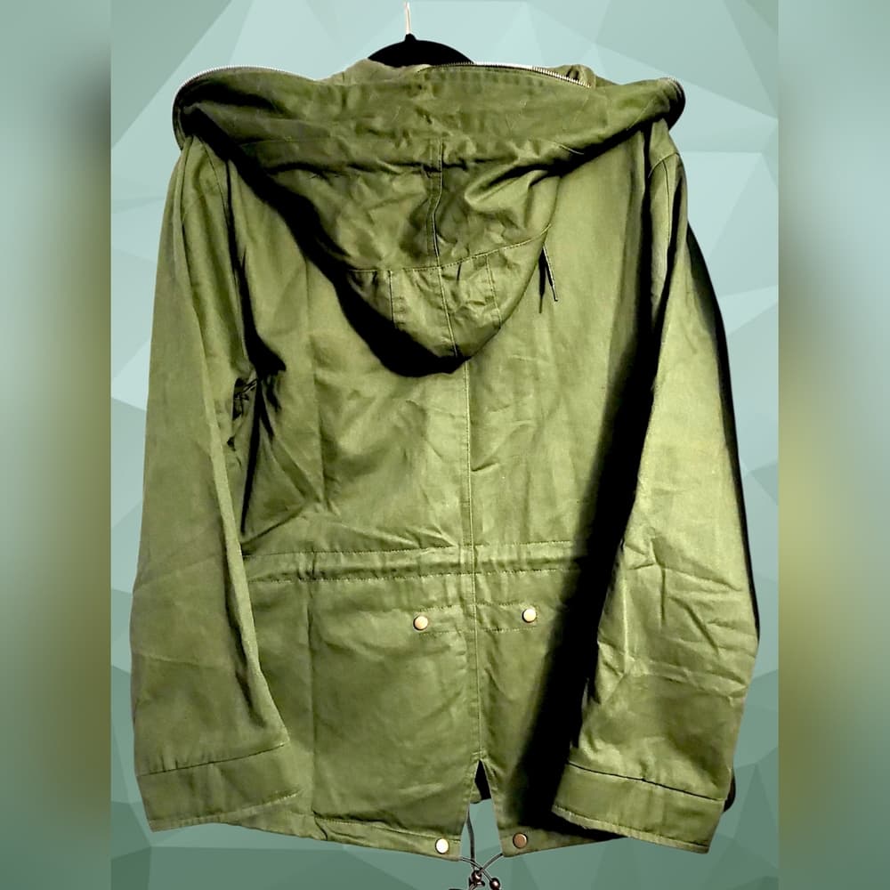 NWT Women's Olive Military Fishtail Parka