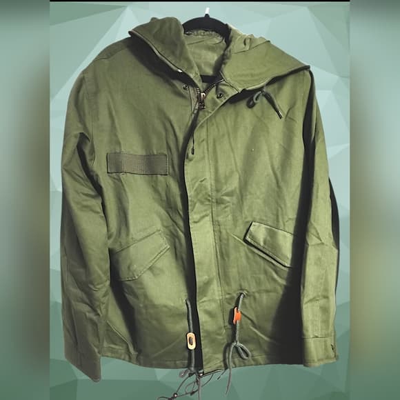 NWT Women's Olive Military Fishtail Parka - Thumbnail 3