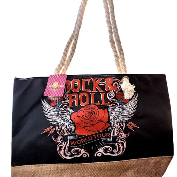 Alfa Bags Rock n Roll World Tour Tote - Thumbnail 4