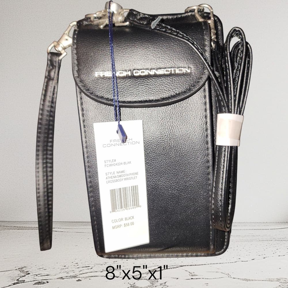French Connection Athena Smooth Phone Crossbody Wristlet - Thumbnail 2
