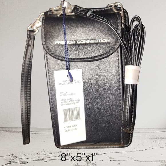 French Connection Athena Smooth Phone Crossbody Wristlet - Thumbnail 3