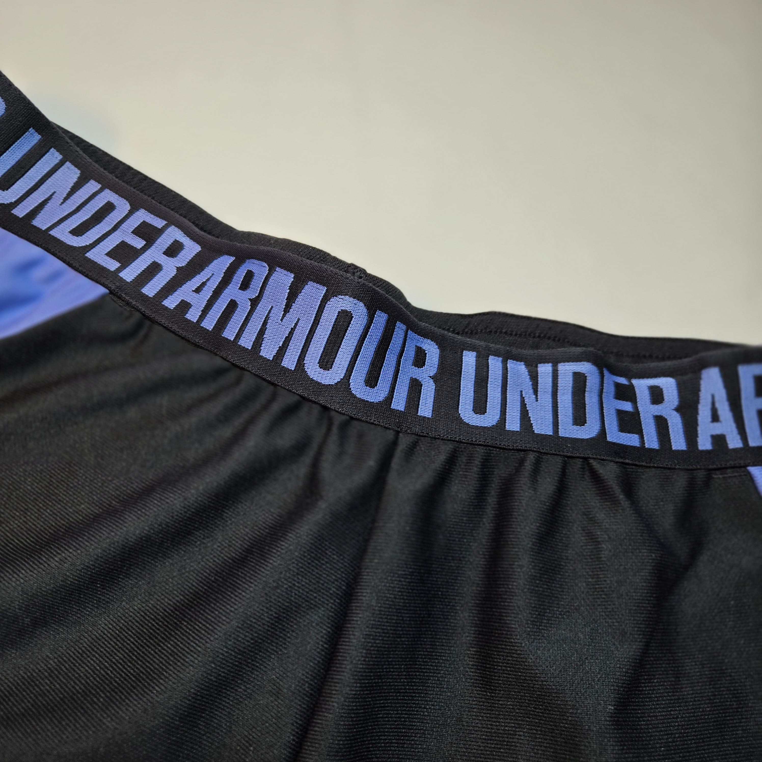 Under Armour Womens Athletic Shorts Black Blue Size M - Thumbnail 6