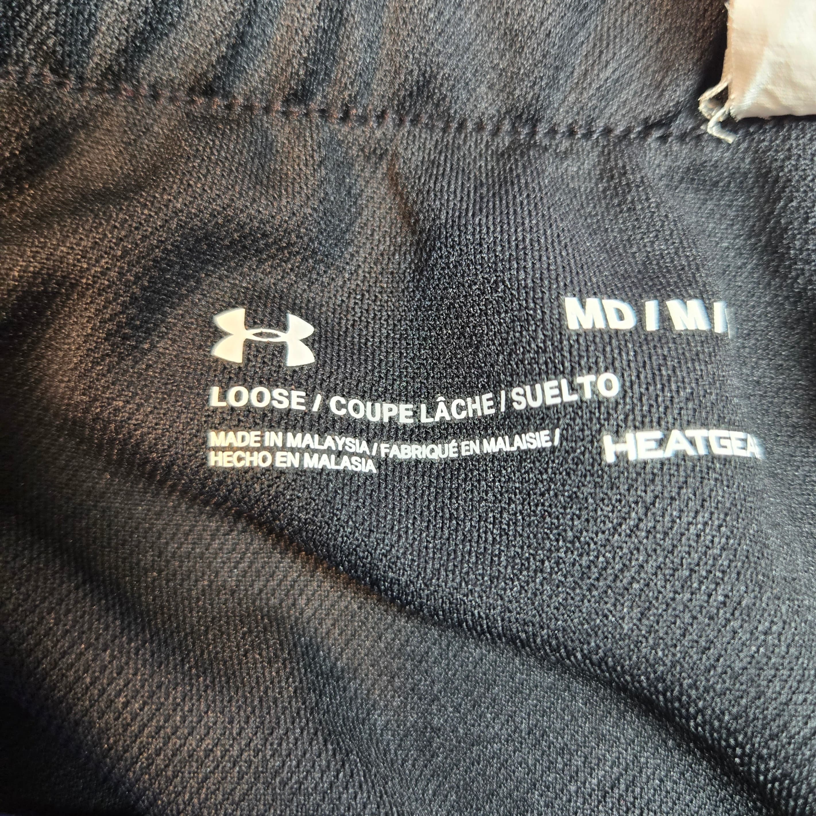 Under Armour Womens Athletic Shorts Black Blue Size M - Thumbnail 4