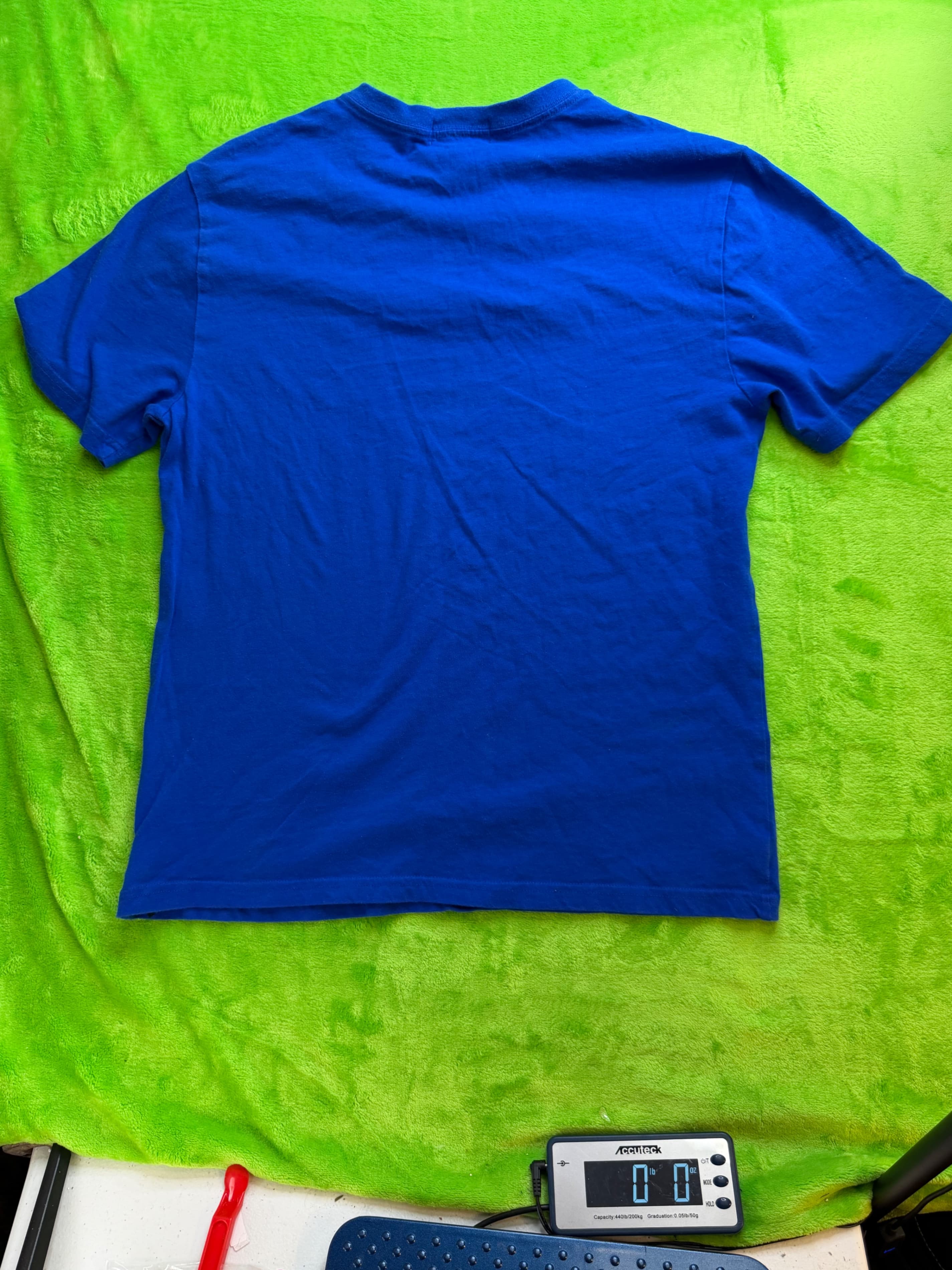 Polo Ralph Lauren Boys SS V-Neck T-Shirt Sz L 14-16 Royal Blue Orange Pony - Thumbnail 2