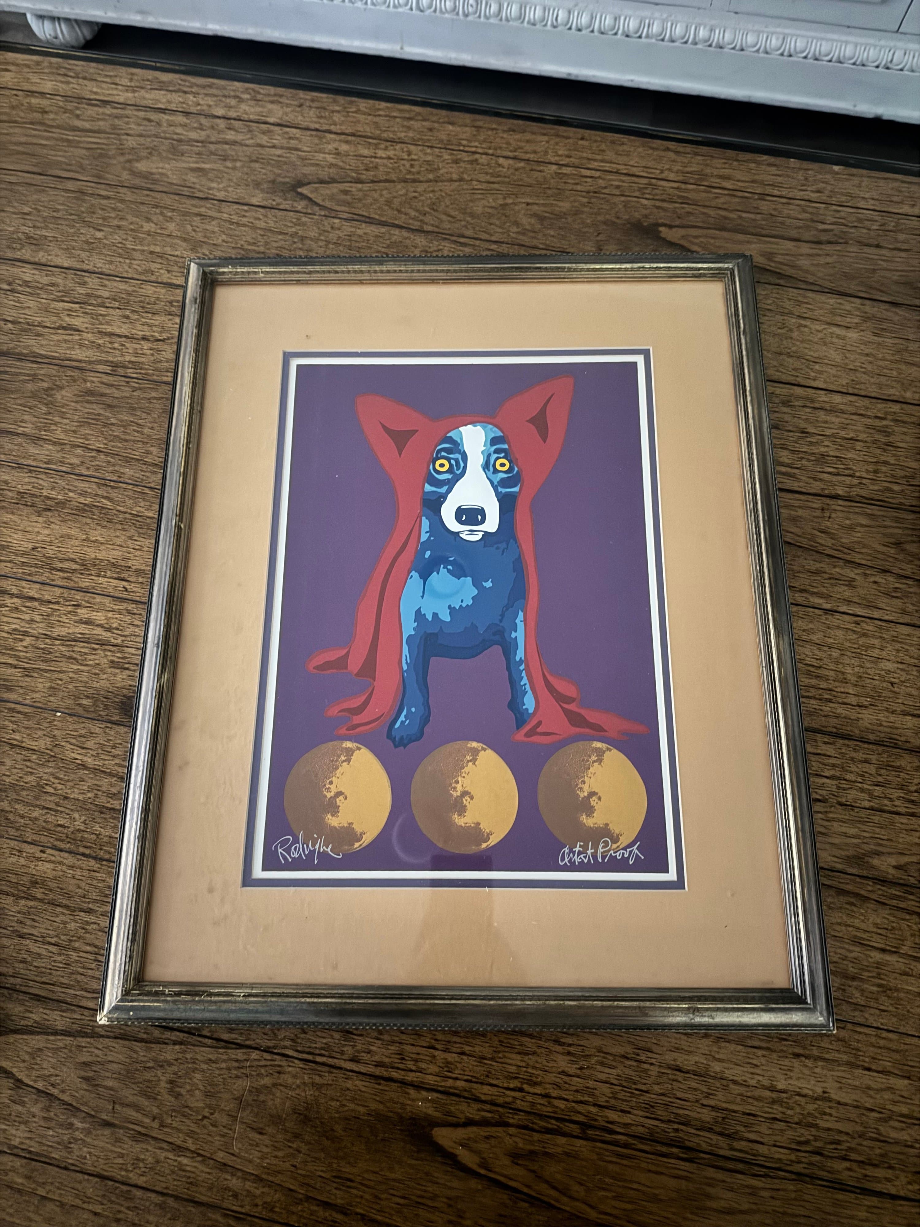 George Rodrigue Blue Dog Framed Print