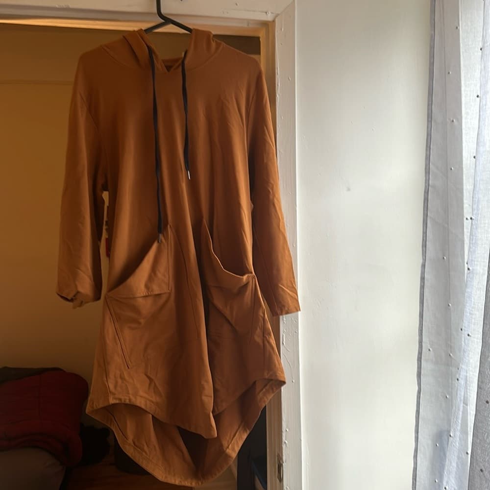 Hoodie dress great with sneakers , leggings n uggs - Thumbnail 3