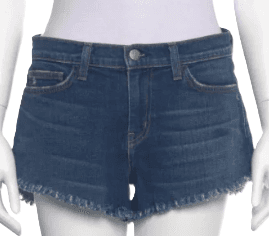 L'agence Denim Mini Shorts