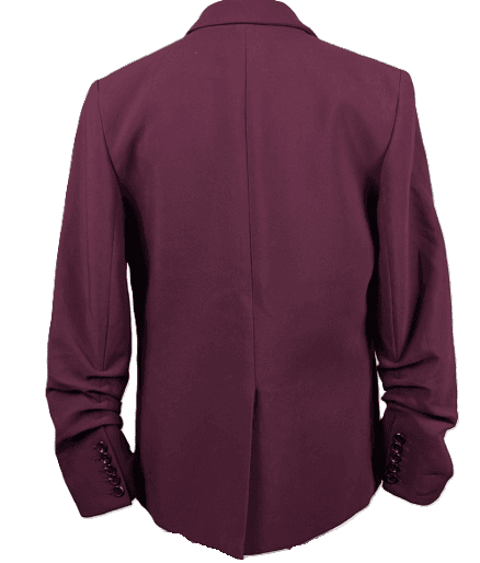 1. State Ruched Sleeve Stretch Crepe Blazer - Thumbnail 3