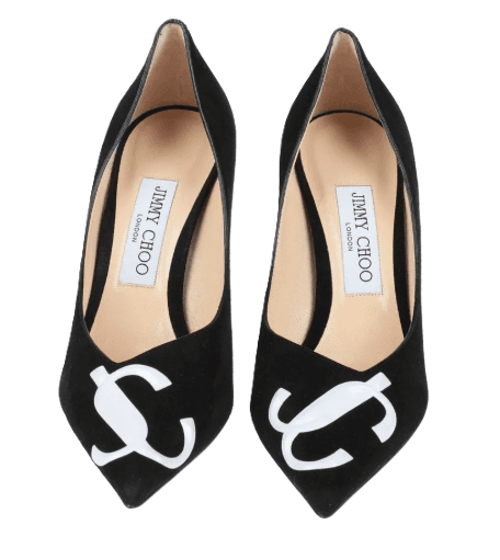 Jimmy Choo Love 85 Suede JC Toe Pumps - Thumbnail 3