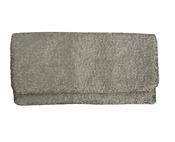Moyna Beaded Zip Closure Clutch