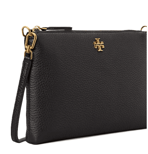 Tory Burch Small Kira Pebbled Leather Crossbody