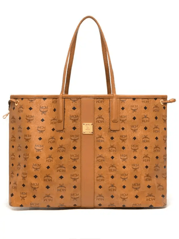 MCM Cognac Visetos Shoulder Bag - Thumbnail 7