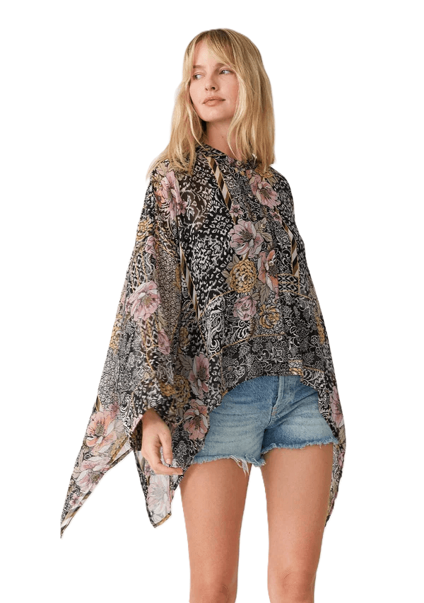 Sonoma Patchwork Print Blouse - Thumbnail 3