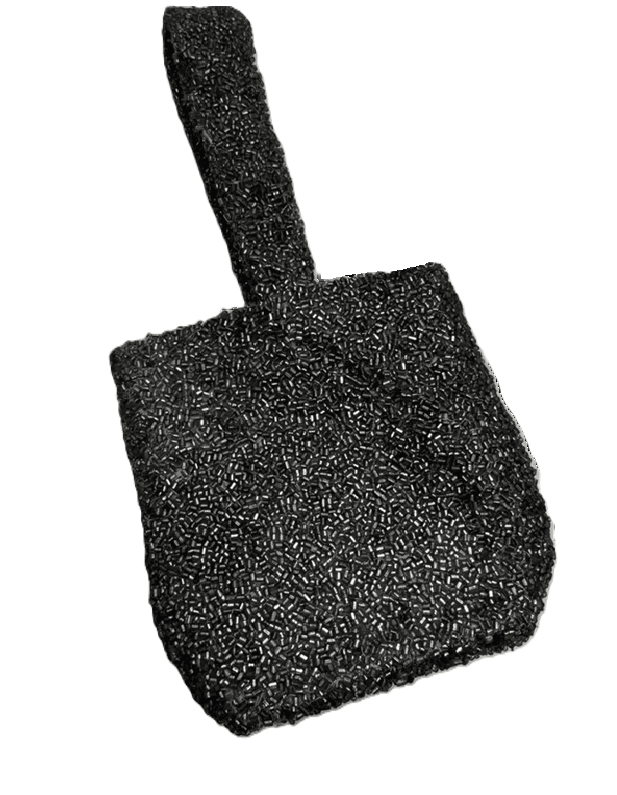 MOYNA Vintage Beaded Wrist Bag - Thumbnail 2