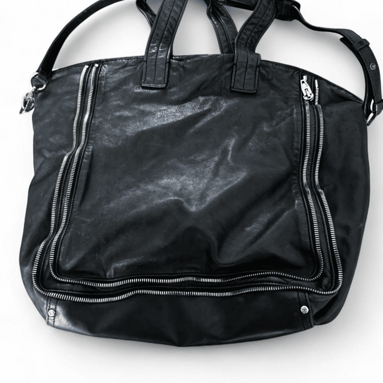 Alexander Wang Trudy Zip-Around Leather Tote - Thumbnail 6
