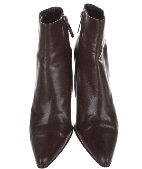 GUCCI Leather Ankle Boot - Thumbnail 4