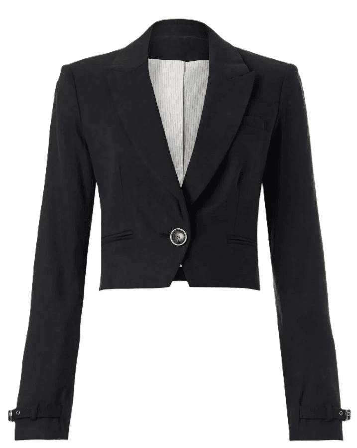 Veronica Beard Black Cropped Blazer - Thumbnail 5