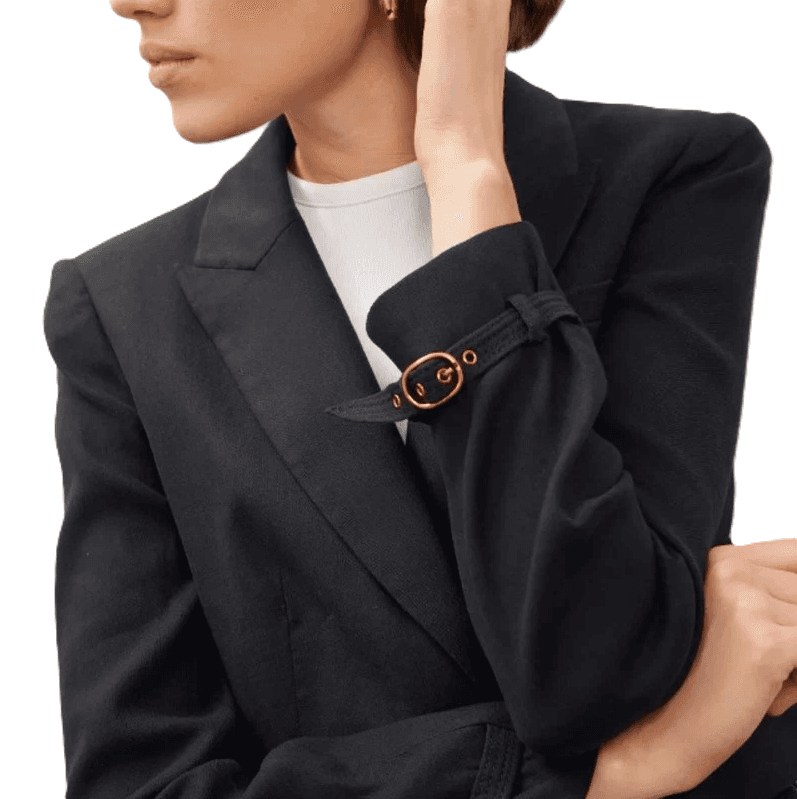 Veronica Beard Black Cropped Blazer - Thumbnail 2