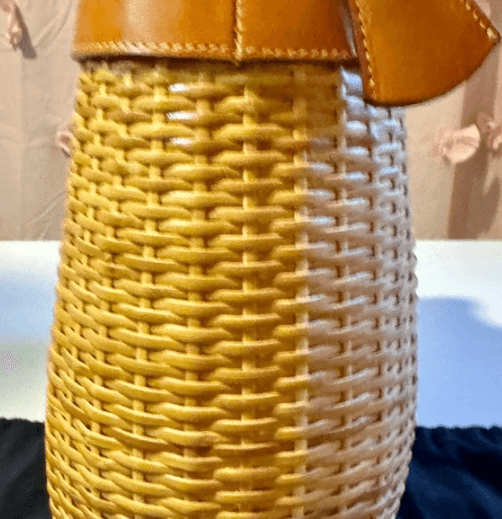 BURBERRY London Basketweave Drawstring Mini Tote Bag - Thumbnail 5