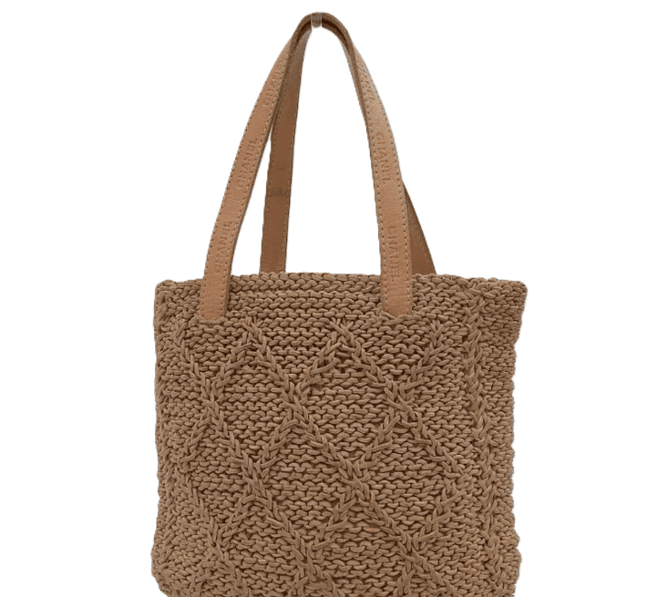 CHANEL Rare Woven Leather Handbag